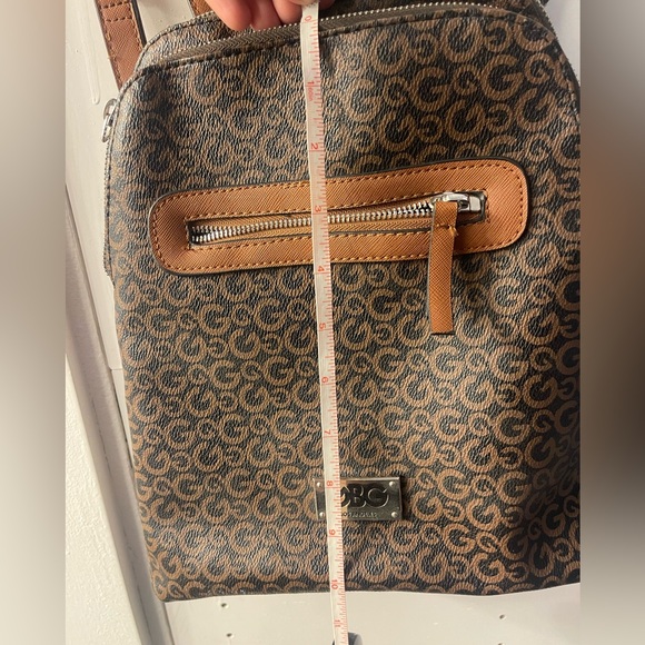 G by guess black and brown backpack purse. - Picture 9 of 9